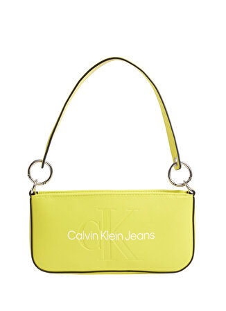 Calvin Klein Yeşil Kadın 16,5x21,5x5 Fermuarlı Omuz Çantası K60K610679LAE