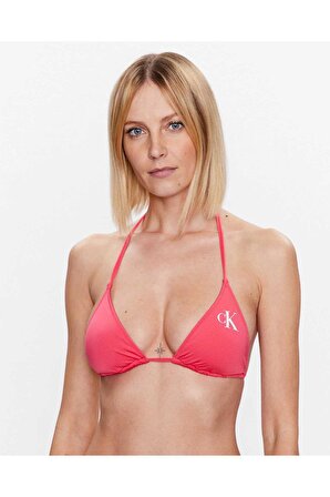 Kadın Calvin Klein Triangle Bras Bikini Üstü KW0KW01970