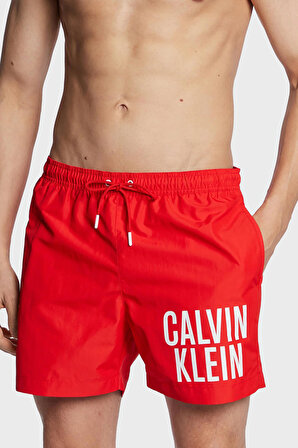 Calvin Klein Kırmızı Erkek Şort Mayo KM0KM00794XNE