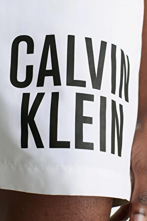 Calvin Klein Beyaz Erkek Şort Mayo