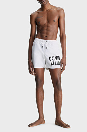 Calvin Klein Beyaz Erkek Şort Mayo