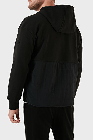 Calvin Klein Kapüşon Yaka Siyah Erkek Sweatshırt K10K111518BEH