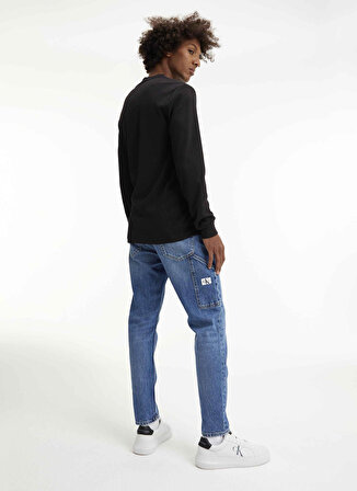 Calvin Klein Jeans Bisiklet Yaka Düz Siyah Erkek T-Shirt J30J323481BEH