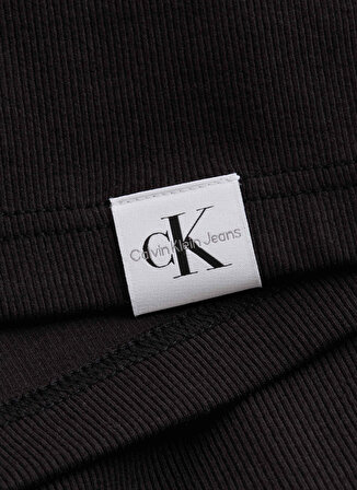 Calvin Klein Jeans Bisiklet Yaka Düz Siyah Erkek T-Shirt J30J323481BEH