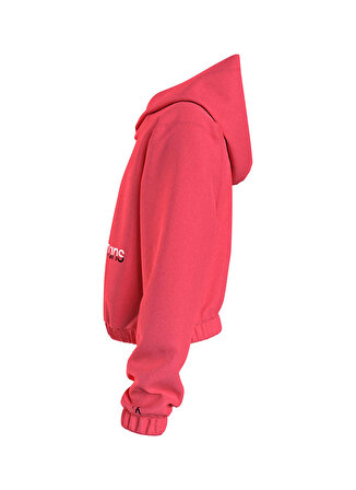 Calvin Klein Düz Kız Çocuk Kırmızı Sweatshırt IG0IG02025XCO