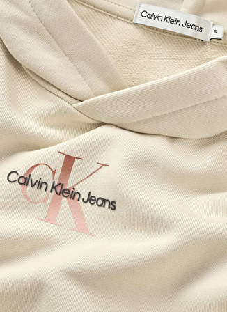 Calvin Klein Düz Kız Çocuk Gri Sweatshırt IG0IG02029PGB