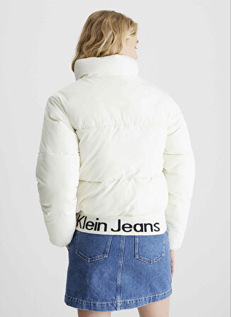 Calvin Klein Jeans Beyaz Kadın Mont J20J222334YBI