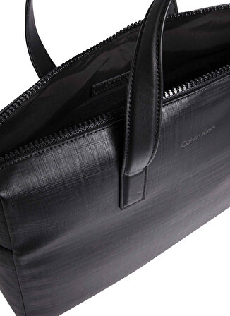 Calvin Klein Siyah Erkek Laptop Çantası CK MUST LAPTOP BAG CHECK
