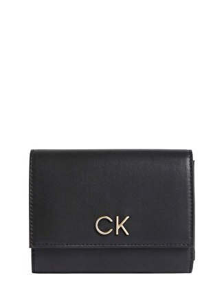 Calvin Klein Siyah Kadın 13x10x3 cm Cüzdan K60K608994BEH
