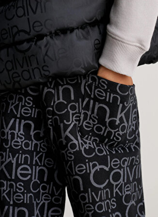 Calvin Klein Lastikli Paça Siyah Erkek Eşofman Altı IB0IB018960GJ