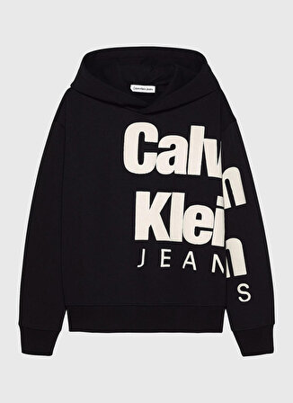 Calvin Klein Siyah Erkek Çocuk Sweatshirt IB0IB01860BEH