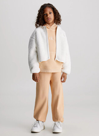Calvin Klein Beyaz Kız Çocuk Ceket IG0IG02203YBI