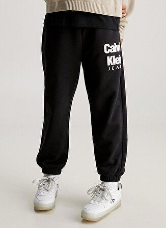Calvin Klein Lastikli Paça Siyah Erkek Eşofman Altı IB0IB01816BEH