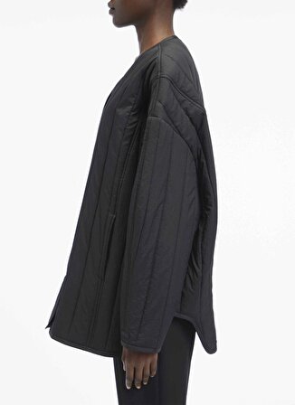 Calvin Klein Normal Siyah Kadın Ceket LW VERTICAL QUILT JACKET