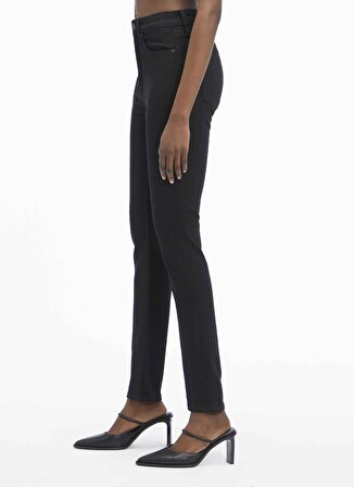 Calvin Klein Yüksek Bel Skinny Paça Normal Siyah Kadın Denim Pantolon HIGH RISE SKINNY INFINITE BLACK