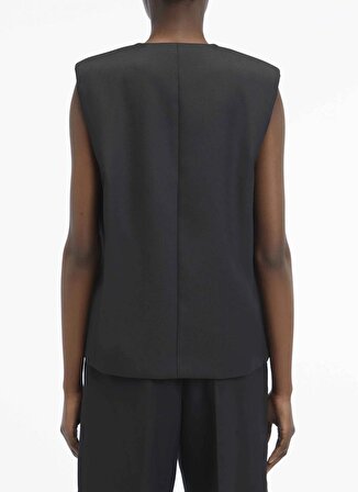 Calvin Klein Siyah Kadın Yelek MODULAR TAILORED WAISTCOAT