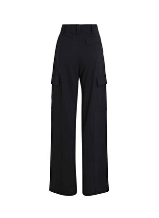 Calvin Klein Jeans Yüksek Bel Normal Siyah Kadın Pantolon J20J222605BEH