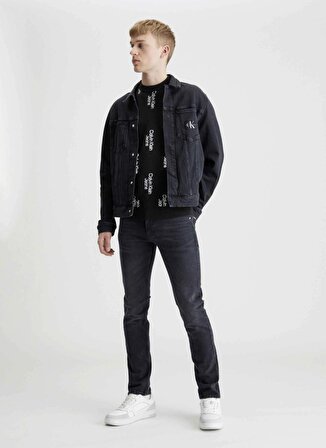 Calvin Klein Jeans Siyah Erkek Denim Ceket J30J3245771BY