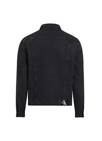 Calvin Klein Jeans Siyah Erkek Denim Ceket J30J3245771BY