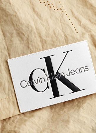 Calvin Klein Jeans Normal Bej Düz Erkek Gömlek J30J325025AAT