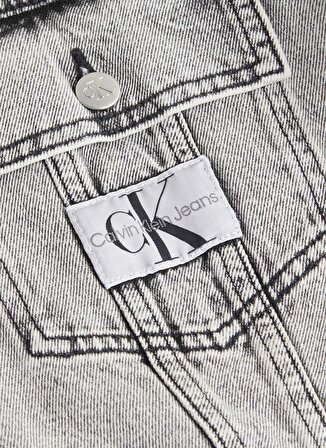 Calvin Klein Jeans Gri Kadın Denim Ceket J20J2224671BZ