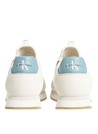 Calvin Klein Beyaz - Mavi Erkek Sneaker RUNNER SOCK LACEUP NY-LTH