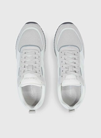 Calvin Klein Beyaz Erkek Sneaker LOW TOP LACE UP MIX