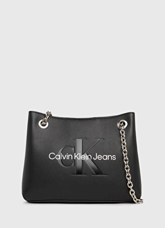 Calvin Klein Siyah Kadın 2,38x2,38x2,38 cm Omuz Çantası K60K6078310GL
