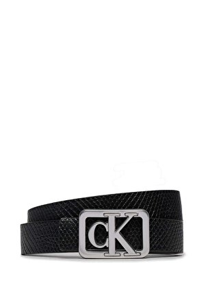 Kadın Calvin Klein Mono Plaque Belt Kemer K60K611487