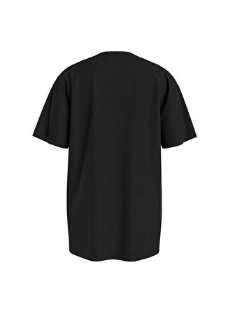Calvin Klein Baskılı Siyah Erkek Çocuk T-Shirt CK MONOGRAM SS T-SHIRT