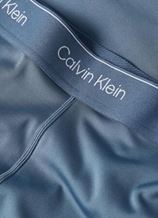 Calvin Klein Mavi Kadın Lastikli Bel Standart Fit Şort 00GWS4L7285BX-WO  - Bike Short 5