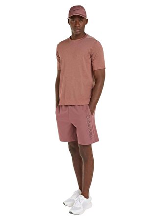 Calvin Klein Pembe Erkek Lastikli Bel Şort 00GMS4S838LKO-WO - SHORT 7 INSEAM