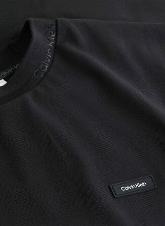 Calvin Klein Bisiklet Yaka Siyah Erkek T-Shirt K10K112528BEH