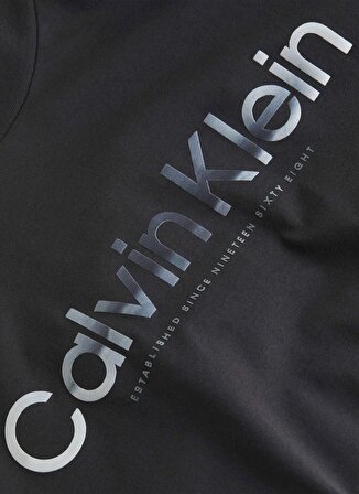 Calvin Klein Bisiklet Yaka Siyah Erkek T-Shirt K10K112497BEH