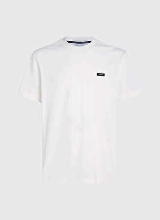 Calvin Klein Bisiklet Yaka Beyaz Erkek T-Shirt K10K112528YAH