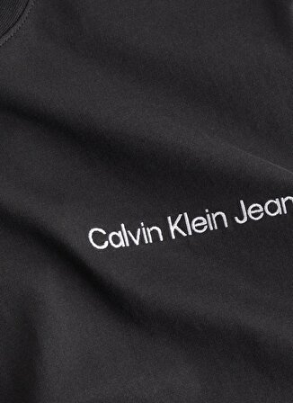 Calvin Klein Jeans Bisiklet Yaka Baskılı Siyah Kadın T-Shirt J20J223701BEH