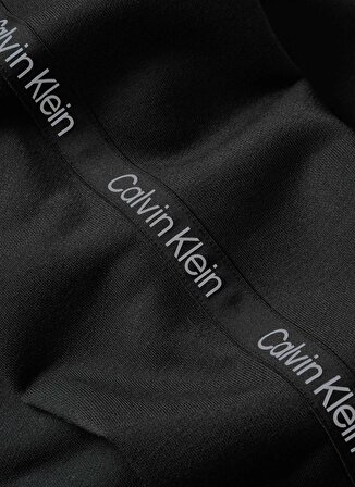 Calvin Klein Siyah Kadın Bisiklet Yaka Sweatshirt 00GWS4W341BAE-PW - Pullover Cropped