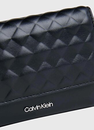 Calvin Klein Siyah 8,5x12x4 cm Kadın Cüzdan K60K611896BEH