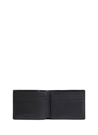 Calvin Klein Siyah Erkek 8,8x11x2 cm Cüzdan MINIMAL FOCUS BIFOLD 6CC W/BILL