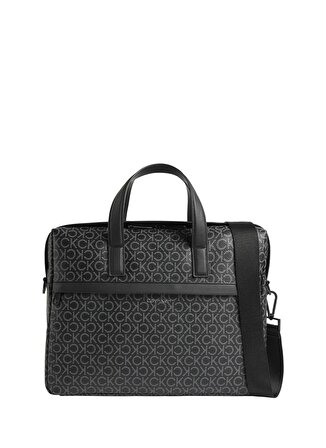 Calvin Klein Siyah Erkek 30,5x37x7,5 cm Laptop Çantası CK MUST LAPTOP BAG MONO