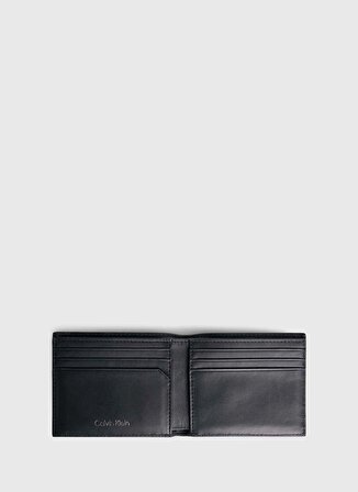 Calvin Klein Siyah Erkek Cüzdan MODERN BAR BIFOLD 6CC W/BILL MON