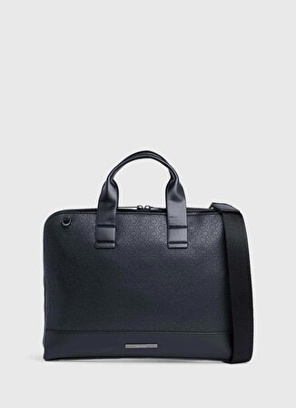 Calvin Klein Siyah Erkek 28,5x37x4,5 cm Laptop Çantası MODERN BAR SLIM LAPTOP BAG MONO