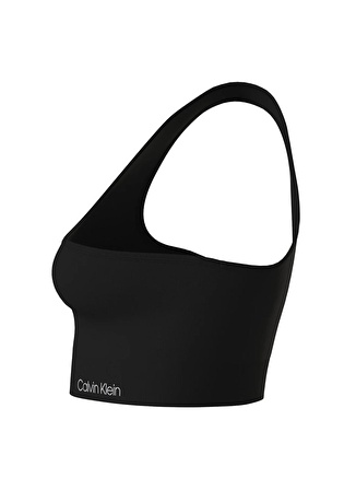 Calvin Klein Siyah Kadın Bikini Üst ONE SHOULDER BRALETTE KW0KW02313BE