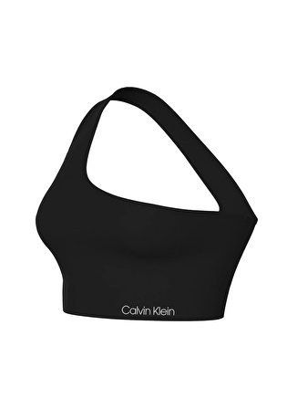 Calvin Klein Siyah Kadın Bikini Üst ONE SHOULDER BRALETTE KW0KW02313BE