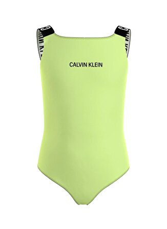 Calvin Klein Neon Yeşil Kadın Mayo KY0KY00086M0T
