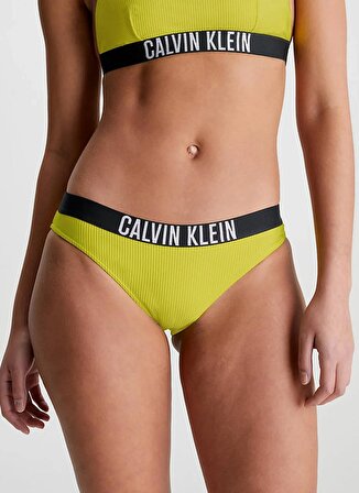 Calvin Klein Neon Yeşil Kız Çocuk Bikini Takım KY0KY00085M0T
