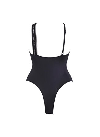 Calvin Klein Siyah Kadın Mayo HALTER ONE PIECE KW0KW02423BEH