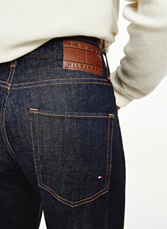 Tommy Hilfiger Normal Bel Normal Paça Straight Mavi Erkek Denim Pantolon