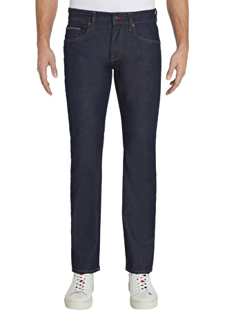 Tommy Hilfiger Normal Bel Normal Paça Straight Mavi Erkek Denim Pantolon MW0MW155781AW