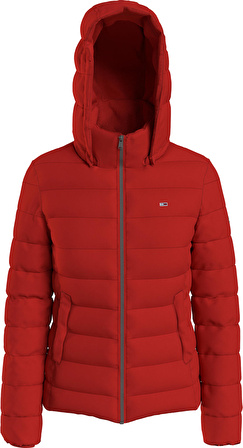 Tommy Hilfiger Basıc Hooded Jacket Kadın Montu